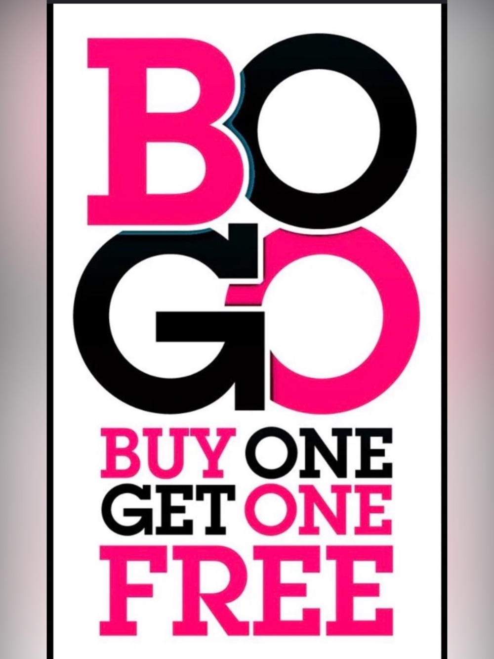 Buy One Get One of Lesser Price Free
